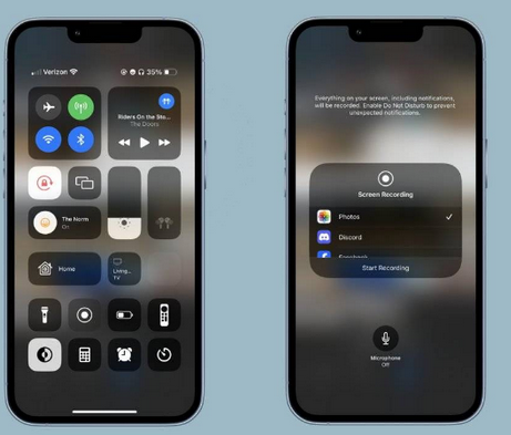 隆化苹果15维修分享iPhone15录制屏幕时如何录制音频 